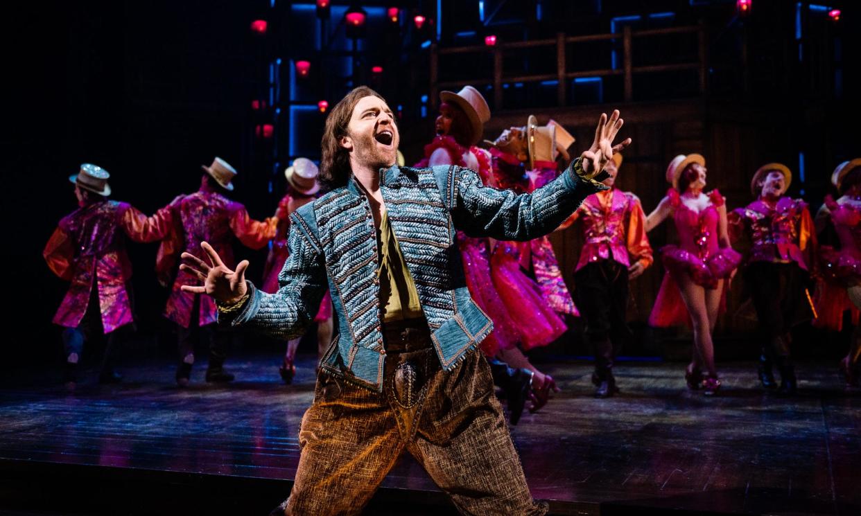 <span>God, I hate Shakespeare … Mark Uhre as Nick Bottom in Something Rotten!</span><span>Photograph: Ann Baggley</span>