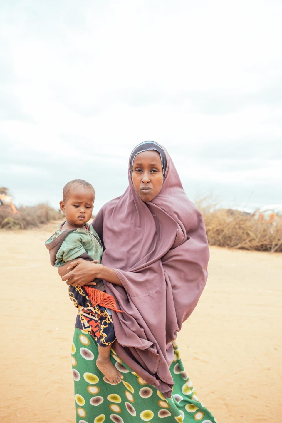 Shamsa in Togdheer Region: “The most challenging thing we are facing here is that prices are increasing, and we don’t have income.” (Khadija Farah/ActionAid UK)