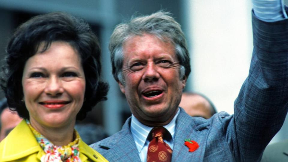 Jimmy and Rosalynn Carter in 1976