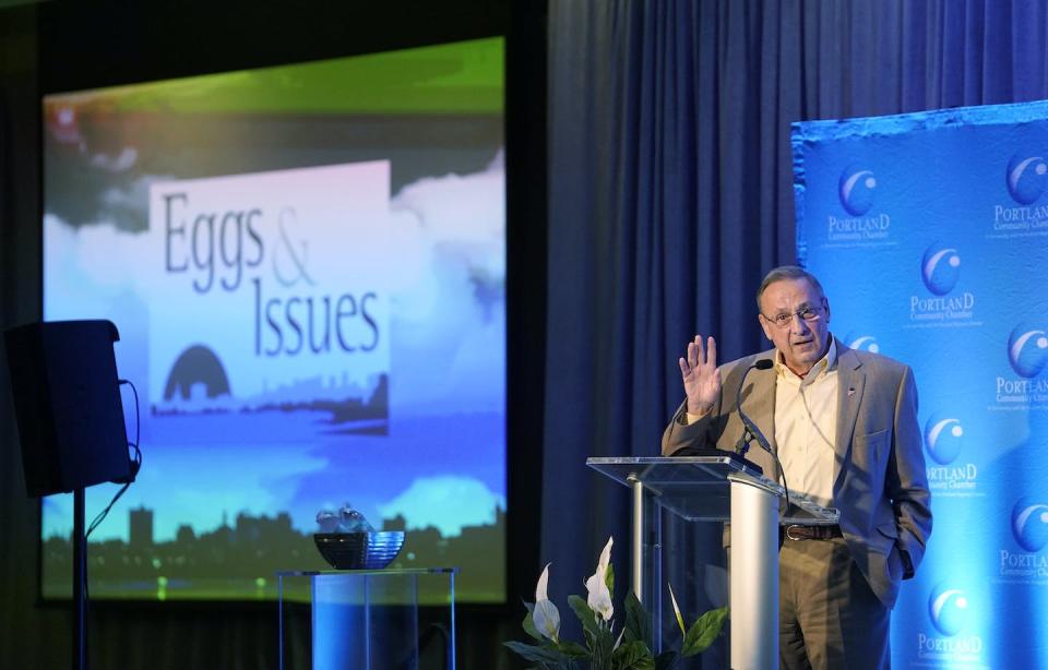 Maine Gov. Paul LePage refused to expand Medicaid in his state after voters in 2018 passed an initiative authorizing it. <a href="https://www.gettyimages.com/detail/news-photo/gov-paul-lepage-speaks-at-eggs-issues-breakfast-at-the-news-photo/987167644?adppopup=true" rel="nofollow noopener" target="_blank" data-ylk="slk:Gregory Rec/Portland Portland Press Herald via Getty Images;elm:context_link;itc:0;sec:content-canvas" class="link ">Gregory Rec/Portland Portland Press Herald via Getty Images</a>