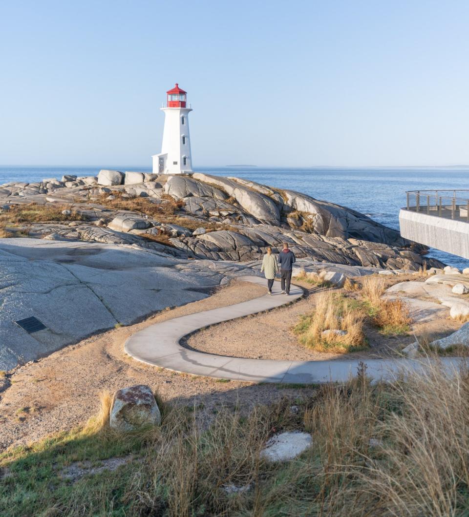 Peggy's Point Lighthouse is probably the most photographed in Canada