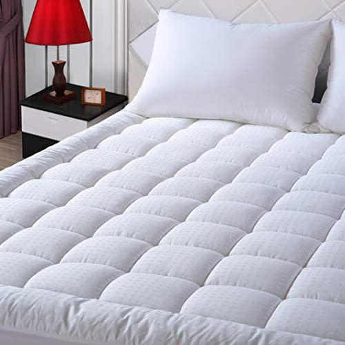EASELAND Twin XL Mattress Pad Pillow Top Mattress Cover Quilted Fitted Mattress Protector Extra…