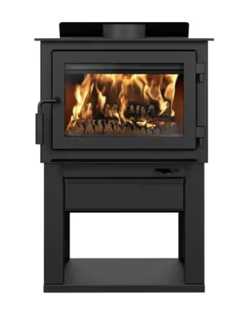 3) Deco II Wood Stove On Legs