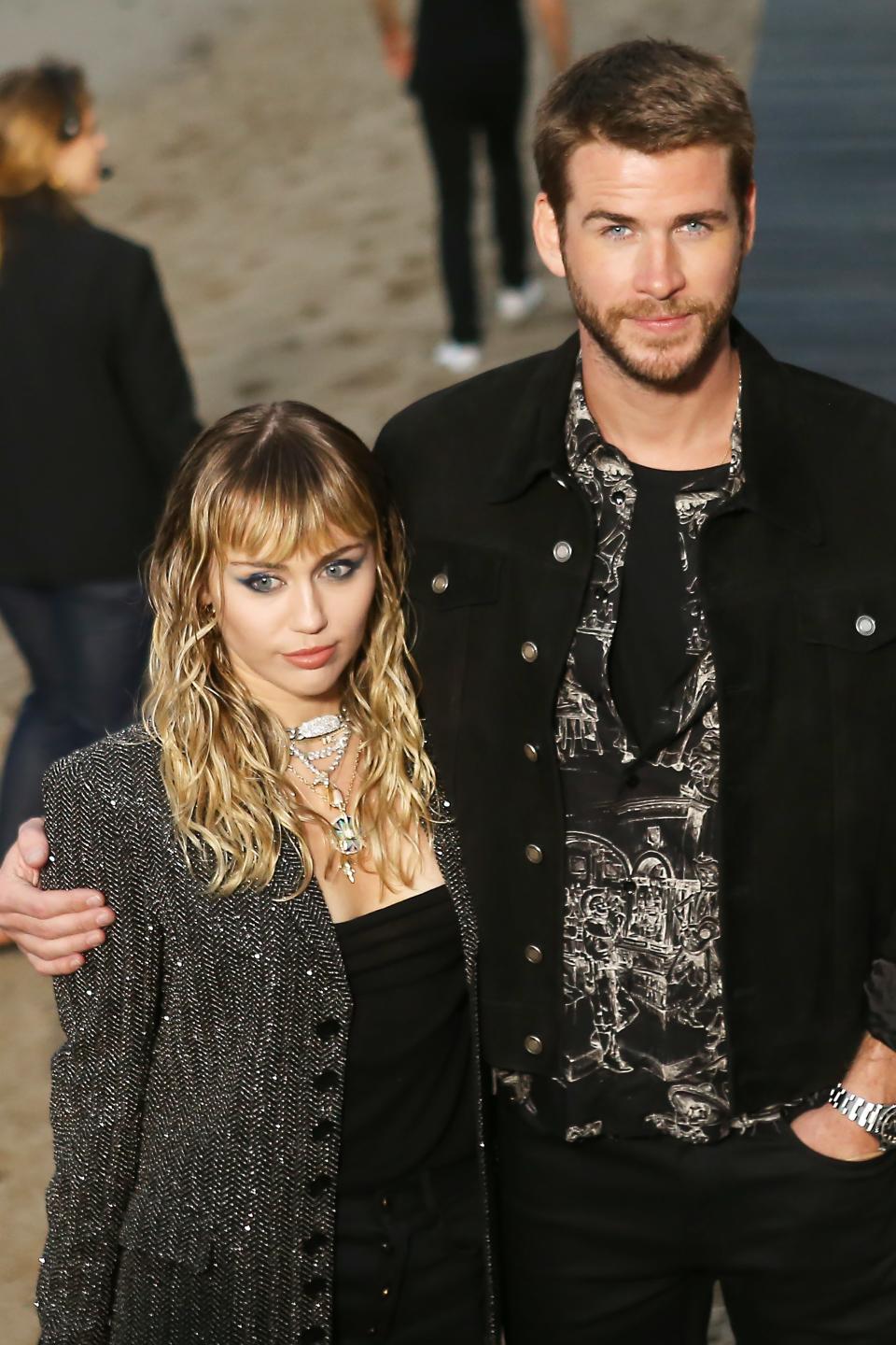 Miley Cyrus and Liam Hemsworth