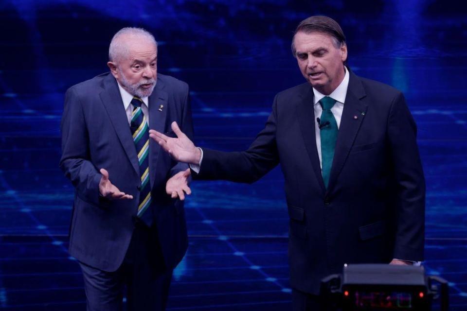 Lula y Bolsonaro