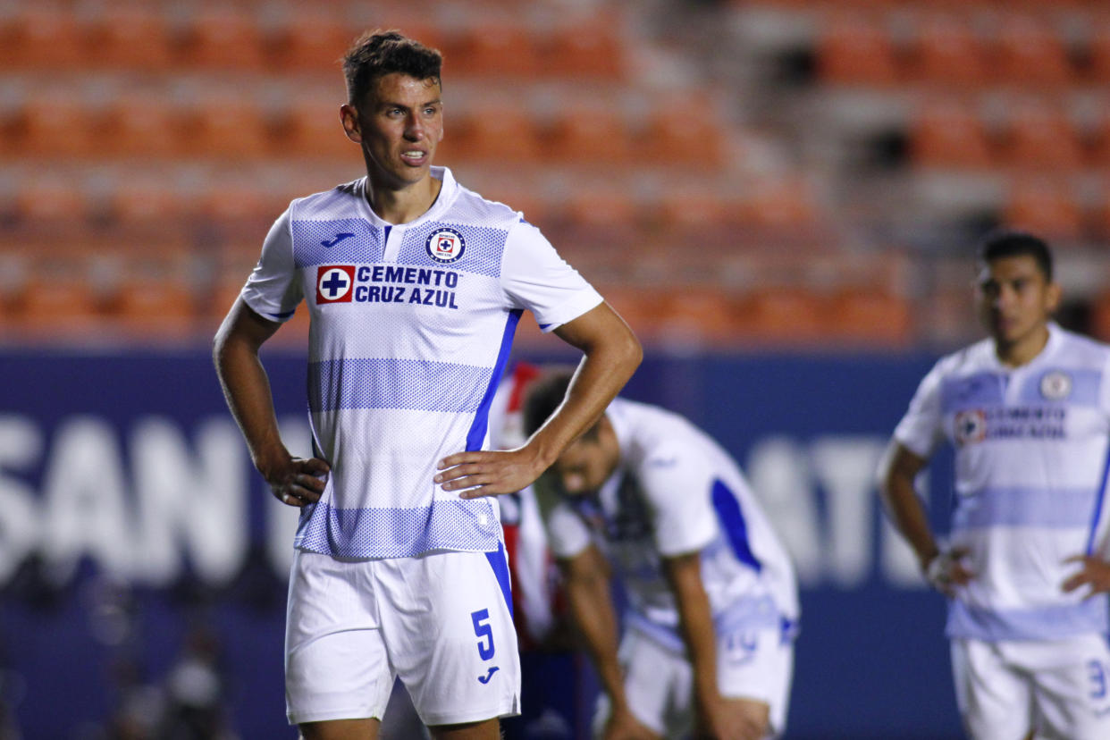 SAN LUIS POTOSI, MEXICO - AUGUST 23: Igor Lichnovsky of Cruz Azul is view on during the 6th round match between Atletico San Luis and Cruz Azul as part of the Torneo Guard1anes 2020 Liga MX at Estadio Alfonso Lastras on August 23, 2020 in San Luis Potosi, Mexico. (Photo by Leopoldo Smith/Getty Images)