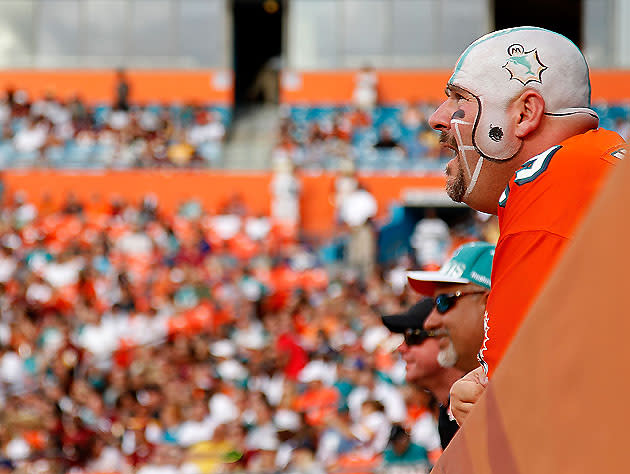 Don't mess with old people who are fans of Miami Dolphins we didn