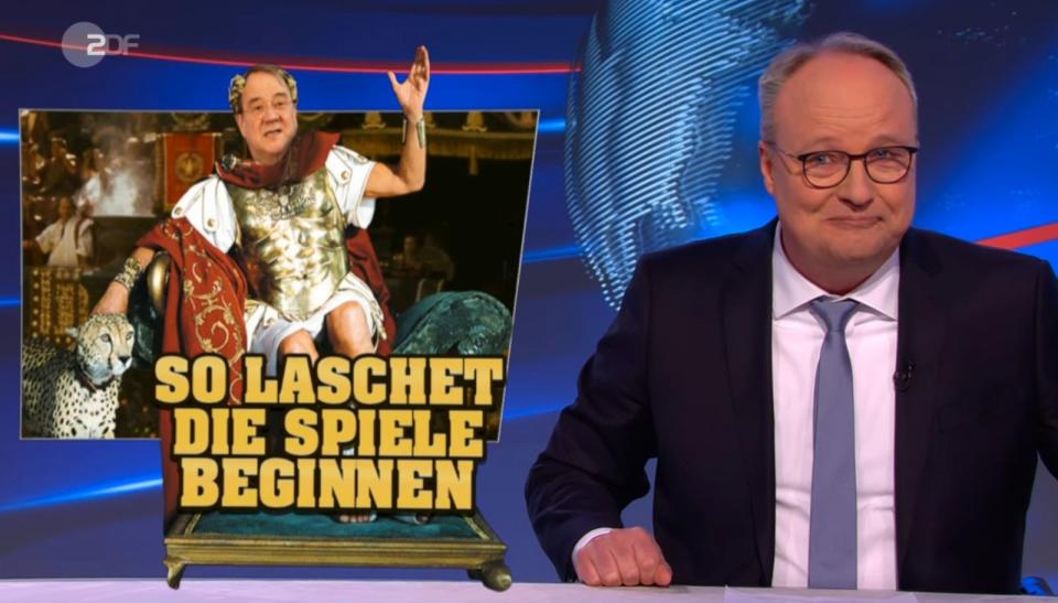 Armin Laschet ist Kanzlerkandidat, aber ist er auch ein Siegertyp, fragte Oliver Welke in der 