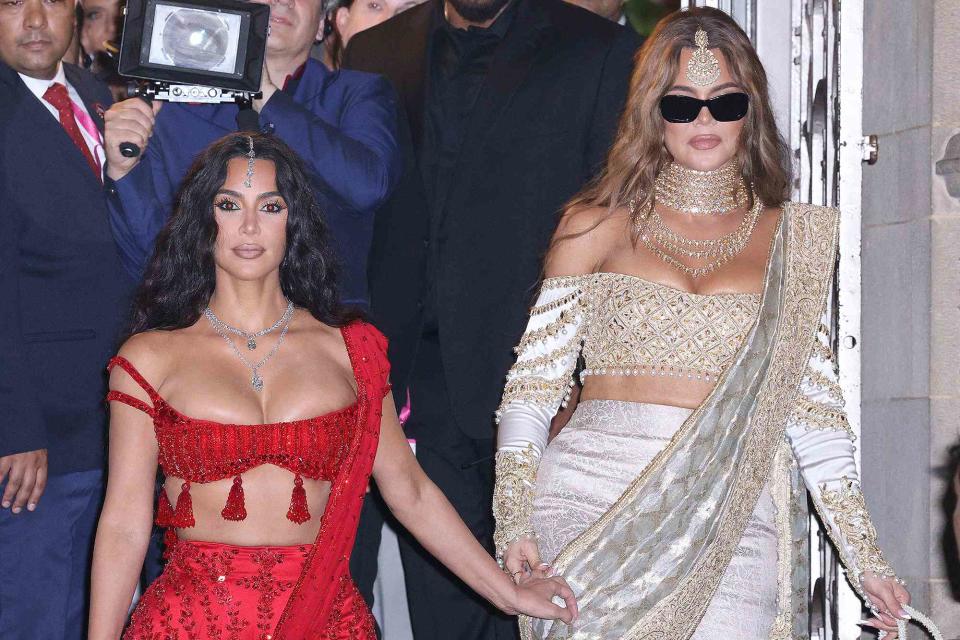 <p>Kaushal Punatar/Ajay Patil / SplashNews.com</p> Kim Kardashian (left) and Khloé Kardashian 