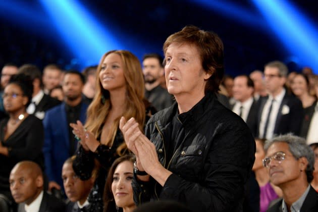 Beyonce and Paul McCartney - Credit: WireImage