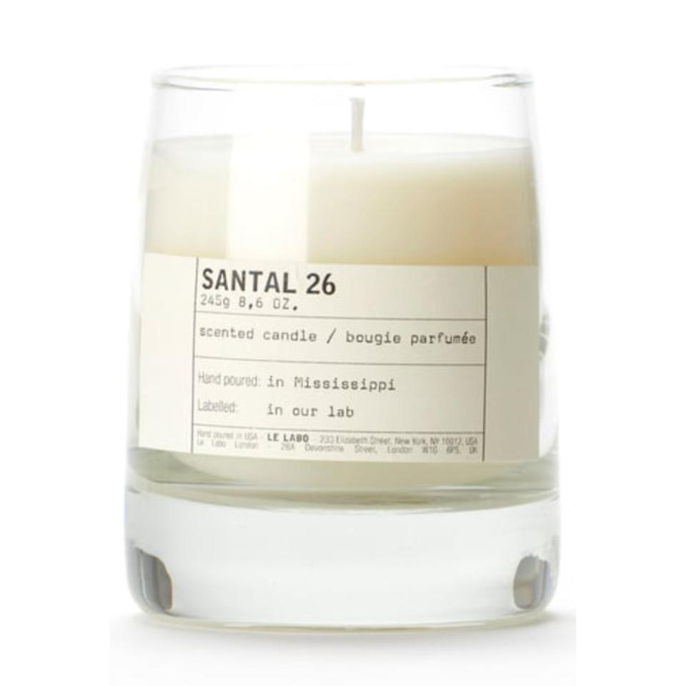 <p><a href="https://go.redirectingat.com?id=74968X1596630&url=https%3A%2F%2Fwww.nordstrom.com%2Fs%2Fle-labo-santal-26-classic-candle%2F4344233&sref=https%3A%2F%2Fwww.cosmopolitan.com%2Flifestyle%2Fg39107445%2Fbest-smelling-candles%2F" rel="nofollow noopener" target="_blank" data-ylk="slk:Shop Now;elm:context_link;itc:0;sec:content-canvas" class="link ">Shop Now</a></p><p>Santal 26 Classic Candle</p><p>nordstrom.com</p><p>$84.00</p><span class="copyright">Nordstrom</span>