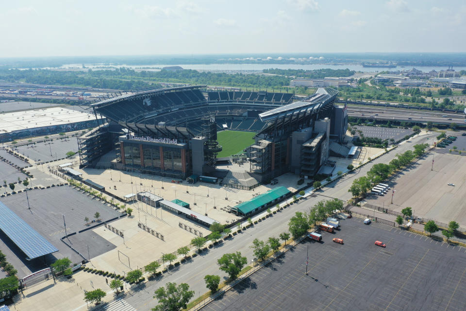 Lapangan Keuangan Lincoln. (Bruce Bennett/Getty Images)