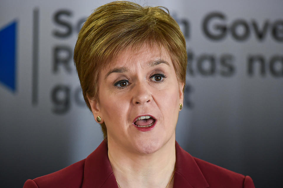 First Minister Nicola Sturgeon wants to try to restore a sense of normality (Jeff J Mitchell/PA)