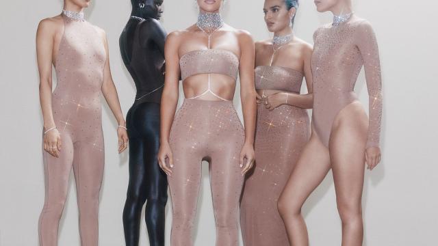 Kim Kardashian's SKIMS and Swarovski Are Collaborating for Bedazzled Bras,  Bodysuits and More