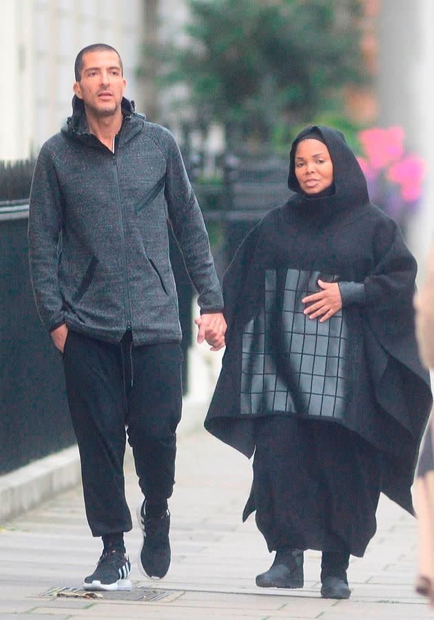 Janet with husband Wissam. Photo: Xposurephotos.com