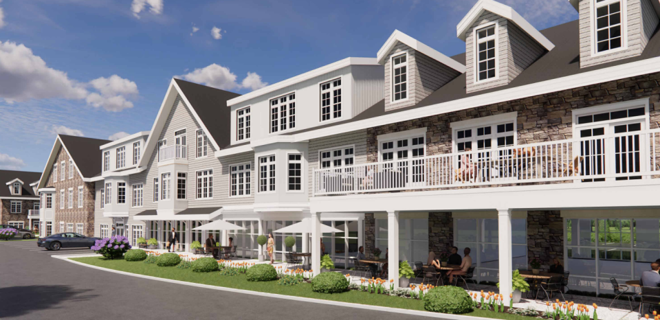 A proposal to construct 132 residential units and commercial development at 12 Lafayette Road on Route 1 is before the Hampton Falls Zoning Board.