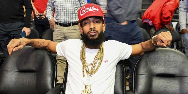 Famous friends buy up Nipsey Hussle's Marathon merchandise