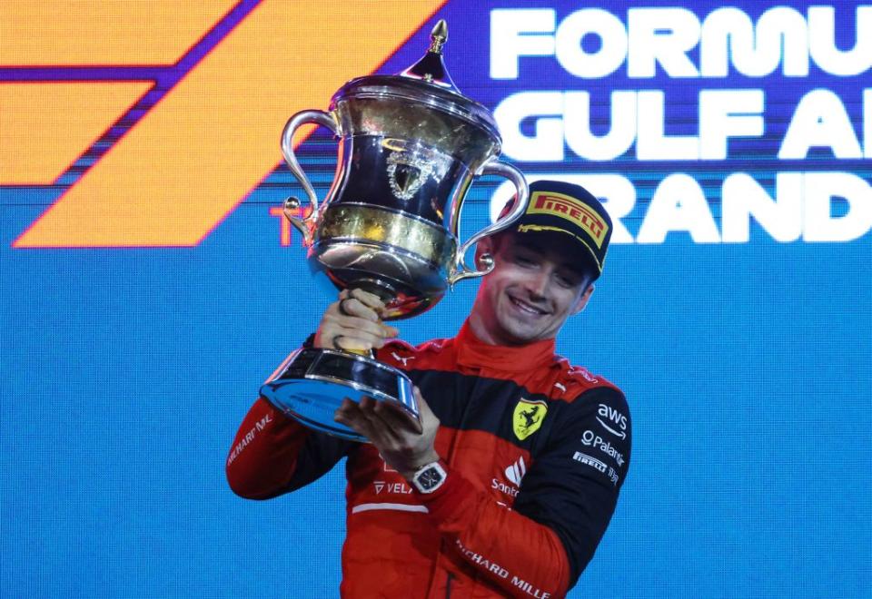 陸克萊上月贏得今季F1揭幕戰冠軍。