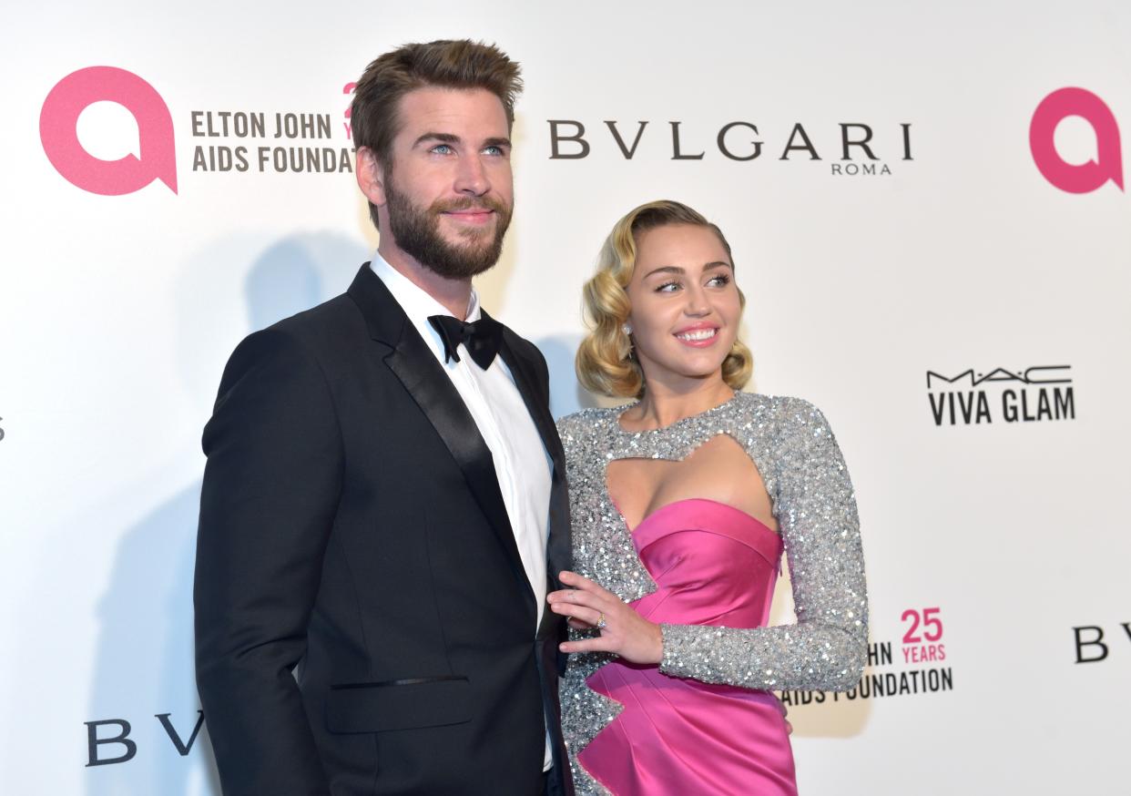 Miley Cyrus and Liam Hemsworth may have just tied the knot