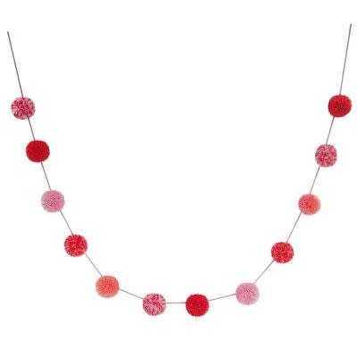 <p><a href="https://go.redirectingat.com?id=74968X1596630&url=https%3A%2F%2Fwww.target.com%2Fp%2Fvalentine-s-day-pom-pom-garland-spritz-153%2F-%2FA-53713374&sref=https%3A%2F%2F" rel="nofollow noopener" target="_blank" data-ylk="slk:Shop Now;elm:context_link;itc:0;sec:content-canvas" class="link ">Shop Now</a></p><p>A Festive Banner</p><p>Valentine's Day Pom-Pom Garland, target.com</p><p>$6.00</p>