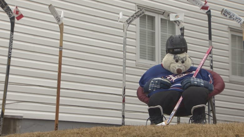 St. John's display in support of Humboldt crash goes further than most