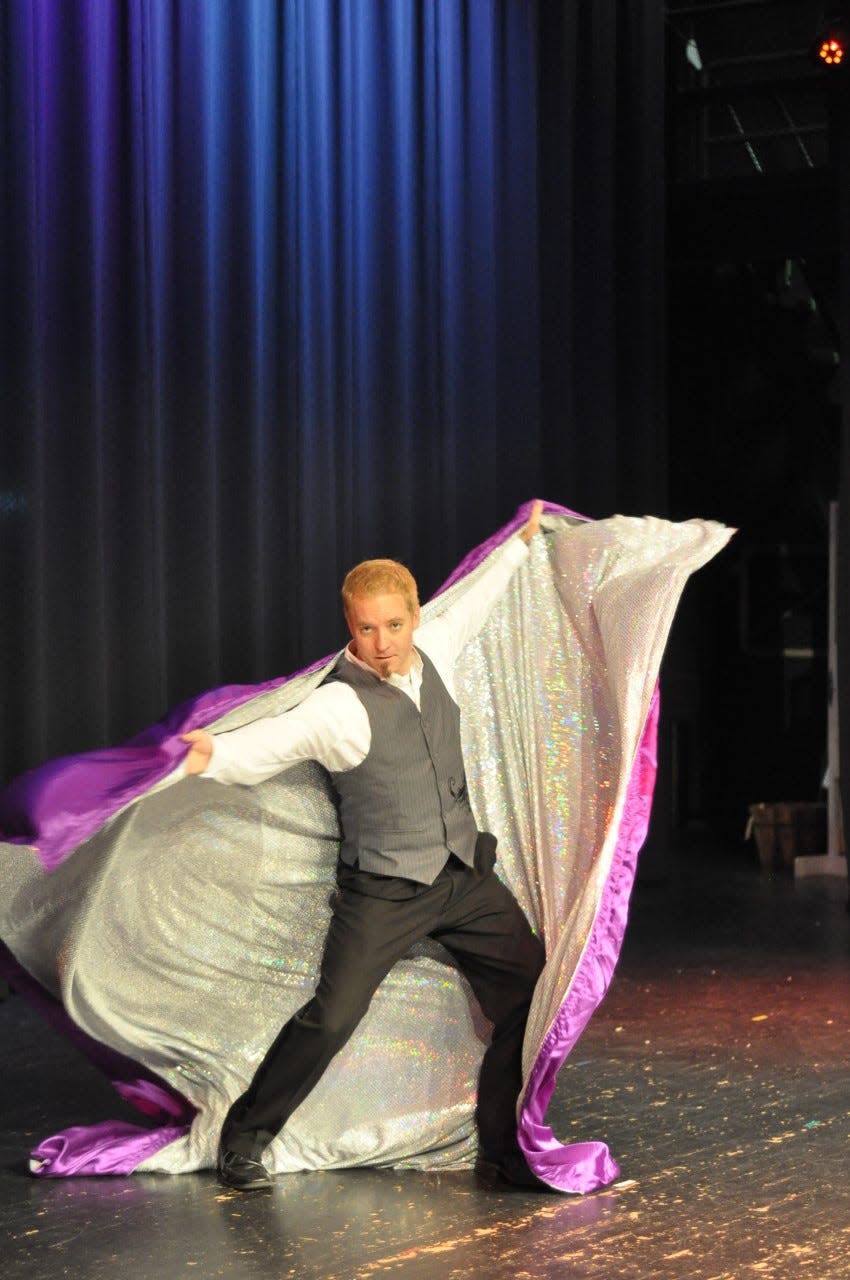 Russell Anderson, 'The Magical Showman' will perform at Leland Cultural Arts Center.