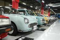 <p>The S-Cargo wasn't the only quirky small car to make it out of Nissan's design studios and into showrooms. There were also cars like the Figaro, the Pao, and the Be-1, shown here lined up side-by-side. Built as a series, they are called the "Pike" cars.</p>