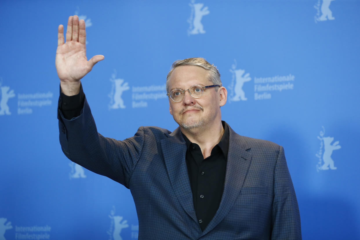 Director, screenwriter and producer Adam McKay poses during a photocall to promote the movie "Vice" at the 69th Berlinale International Film Festival in Berlin, Germany, February 11, 2019. REUTERS/Fabrizio Bensch