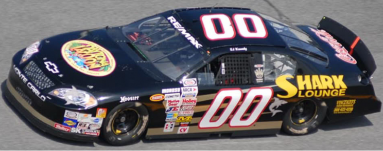 The Shark Lounge sponsored an ARCA car at Daytona several times. 