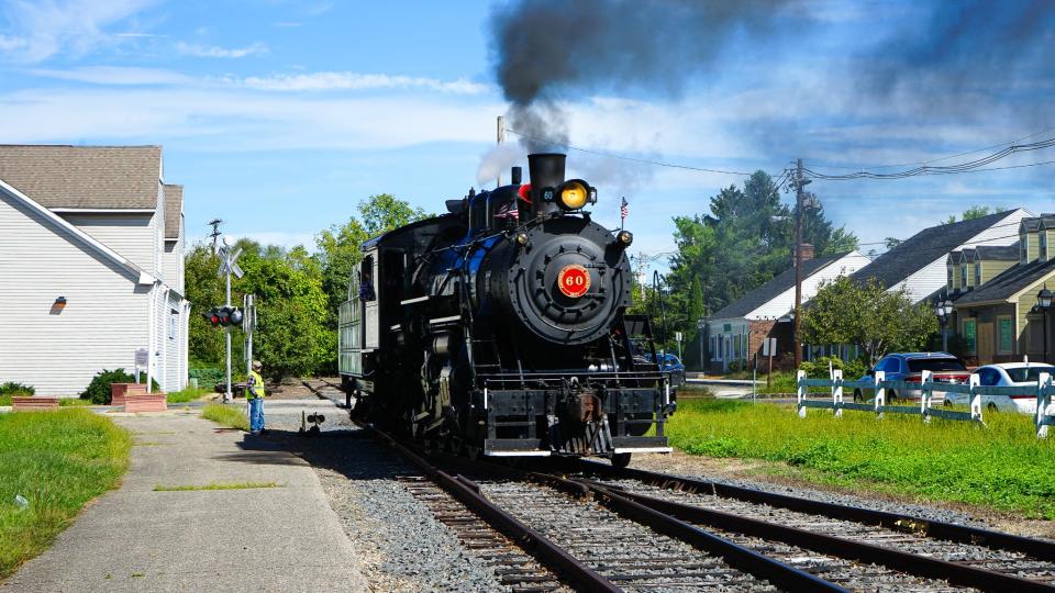The historic Black River & Western Railroad.