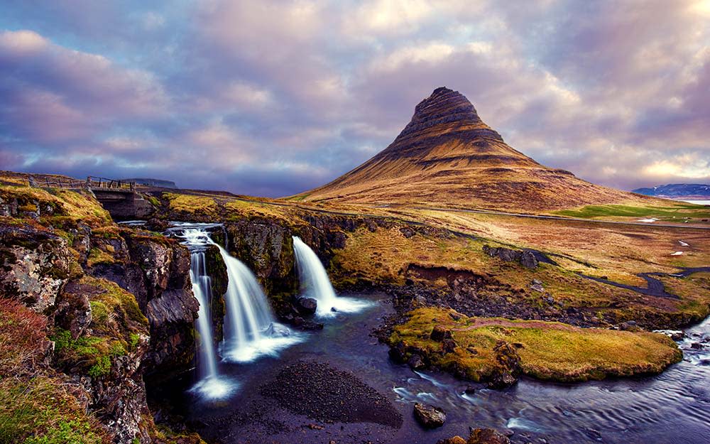 Mount Kirkjufell, on Iceland's Snæfellsnes Peninsula - ap