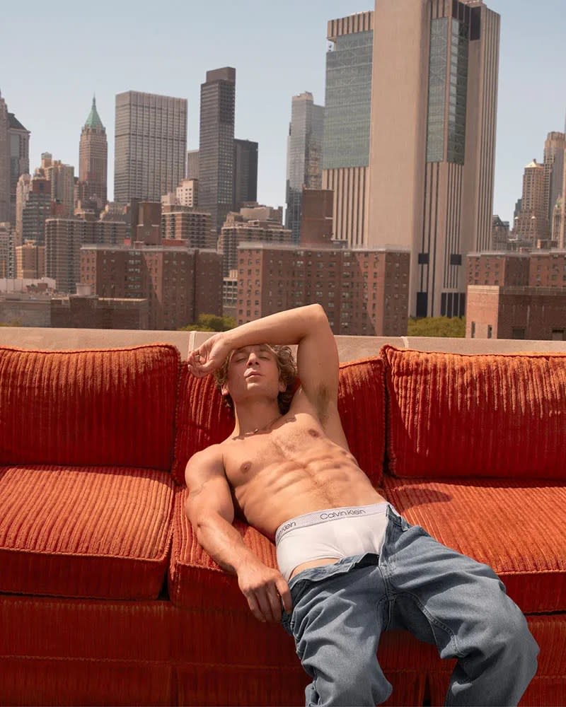 Jeremy Allen White, Calvin Klein, ad, underwear, campaign, 