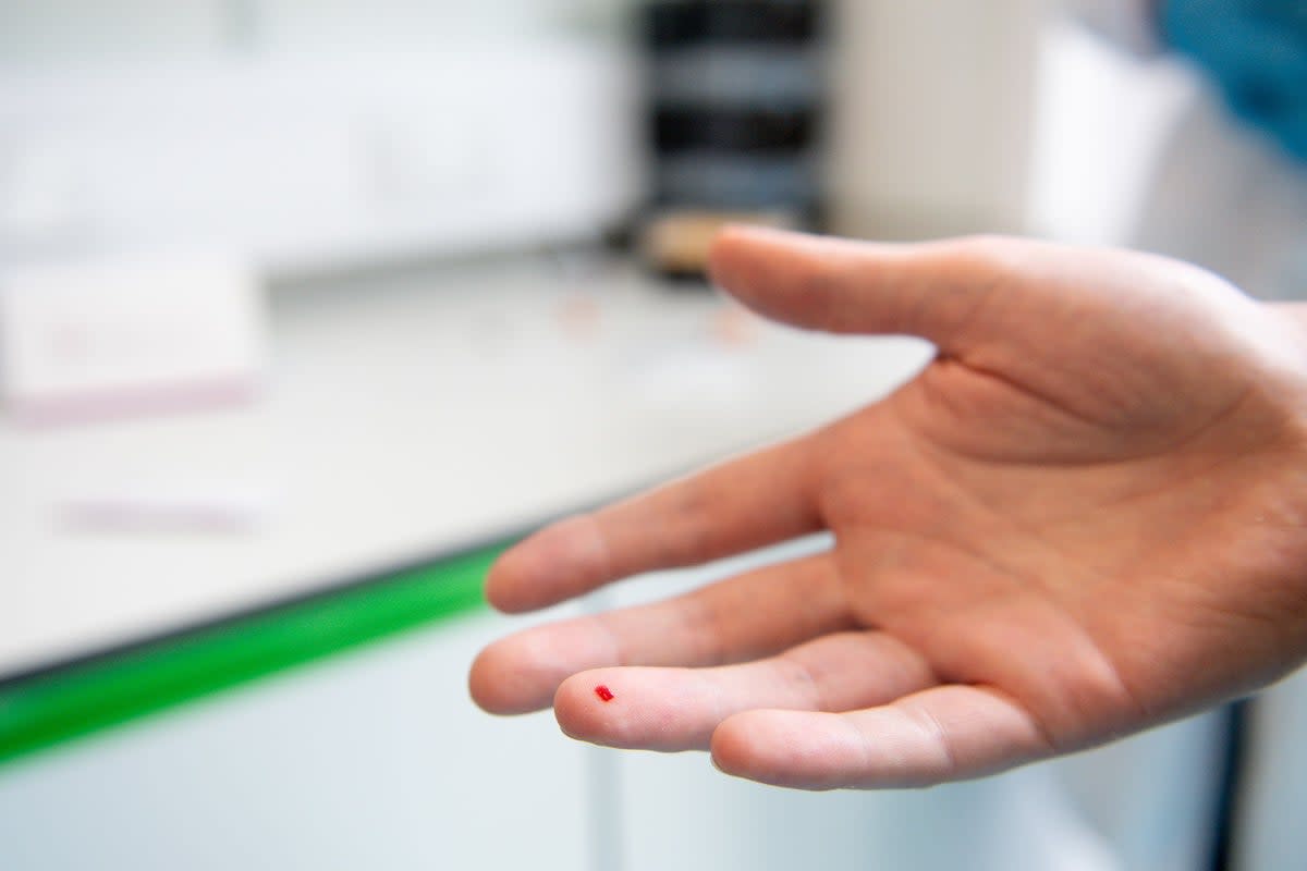 Self-testing kits for hepatitis C are being made available from the NHS in England from Saturday (Jacob King/PA) (PA Archive)