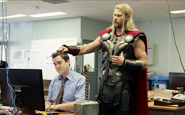 We have finally learned what Thor was up to during “Captain America: Civil War” and we CANNOT stop laughing