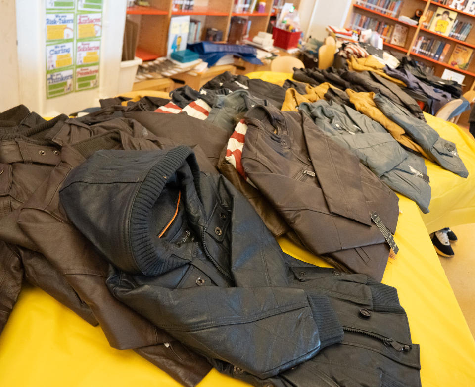 Daniel's Leathers Coats At P.S. 9 Coat Drive