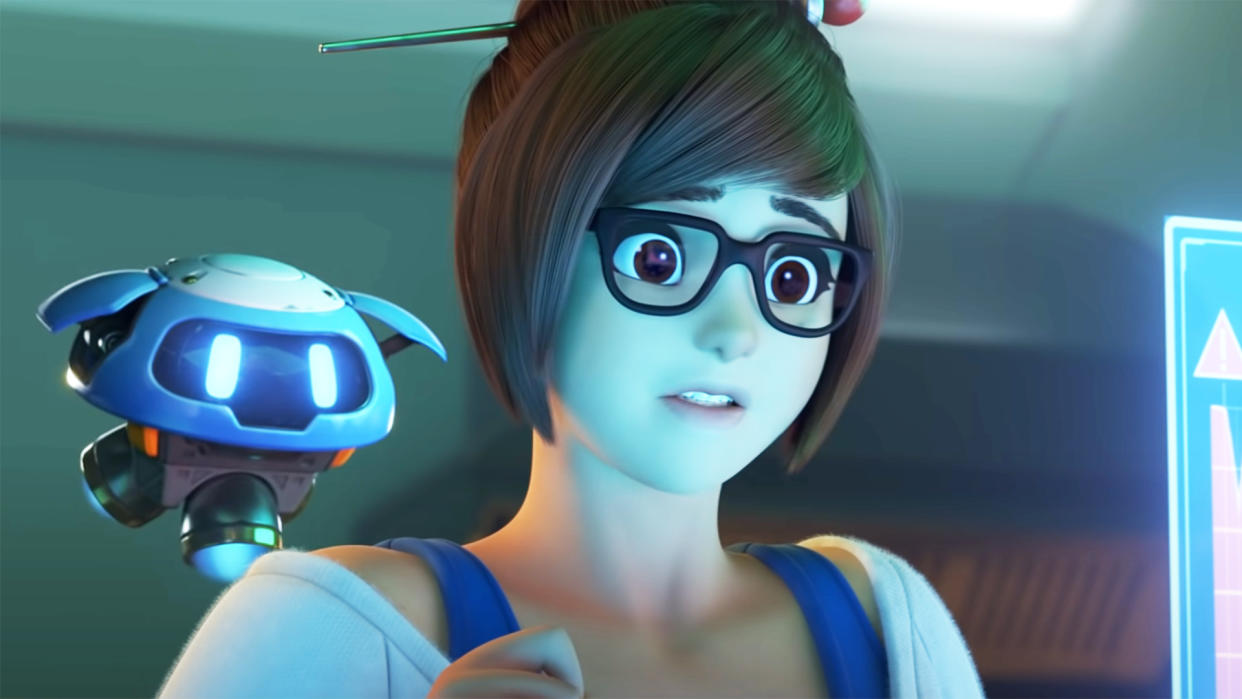  Mei and Snowball in Overwatch. 