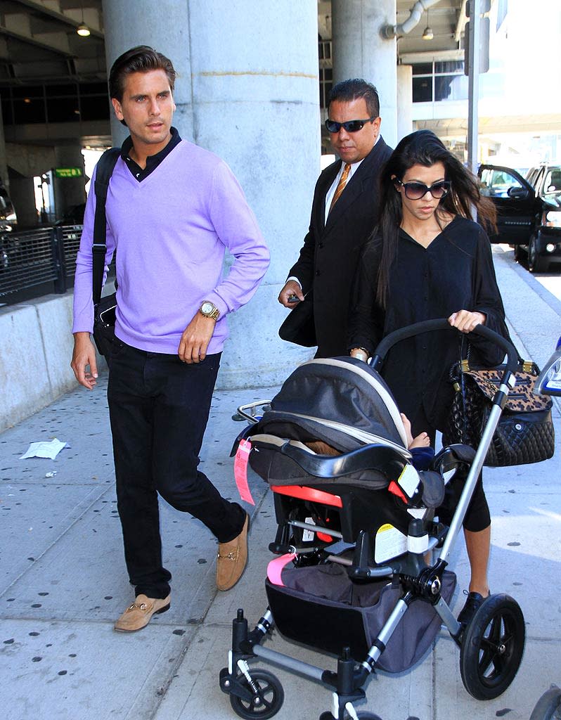 Kardashian Disick JFK