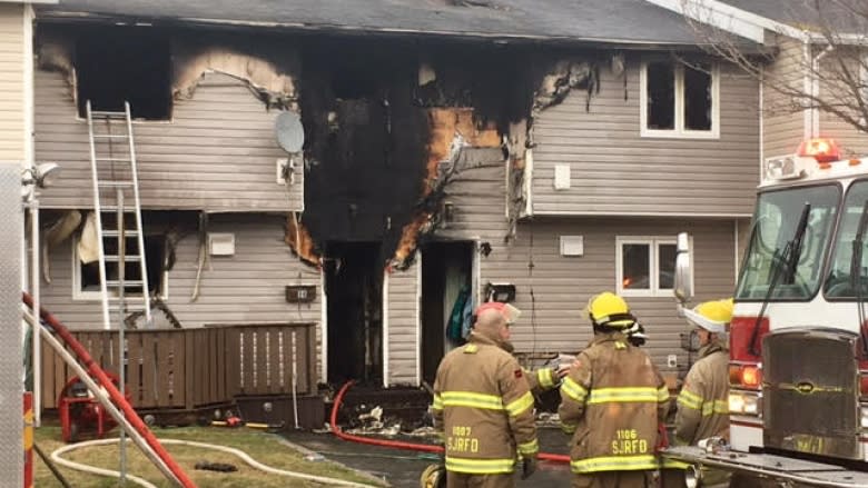 Fire destroys 2 adjacent homes on Portia Place