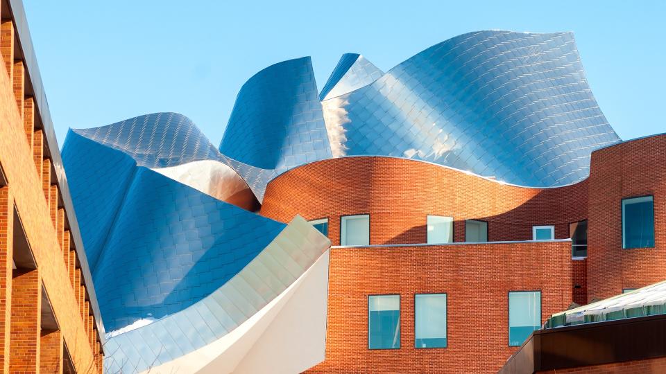 Case Western Reserve University Peter B Lewis by Frank Gehry in Cleveland Ohio