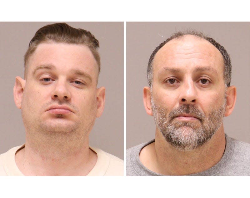 This combo of images provided by the Kent County, Mich., Jail. shows Adam Fox, left, and Barry Croft Jr.
(Photo: Provided by the Kent County Sheriff's Office)