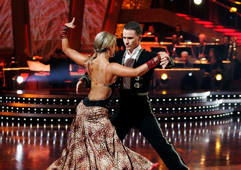 Ty Murray and Chelsie Hightower perform the Paso Doble to "Barracuda" by Heart on "Dancing with the Stars."