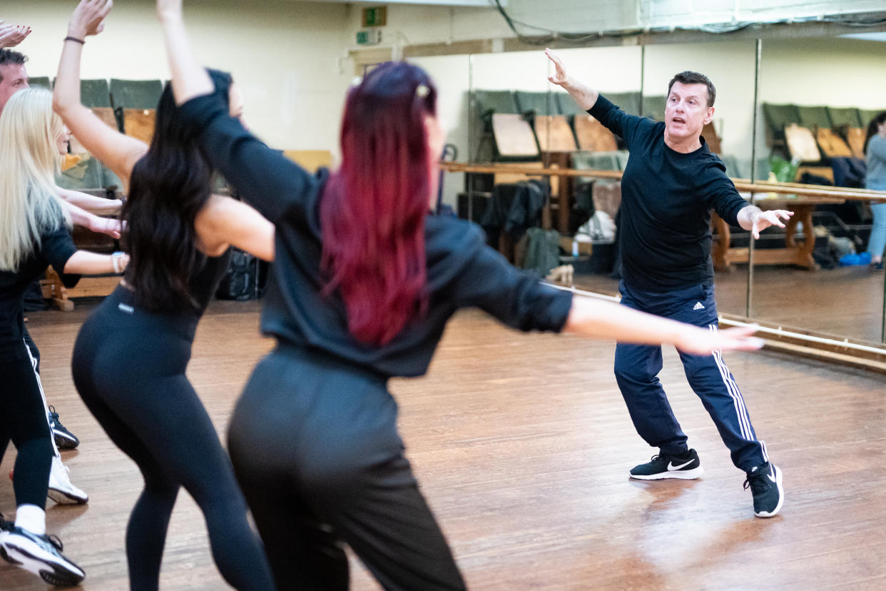 Dance choreographer Bill Deamer whilst rehearsing for Anton du Beke’s upcoming tour (Aaron Chown/PA Wire)