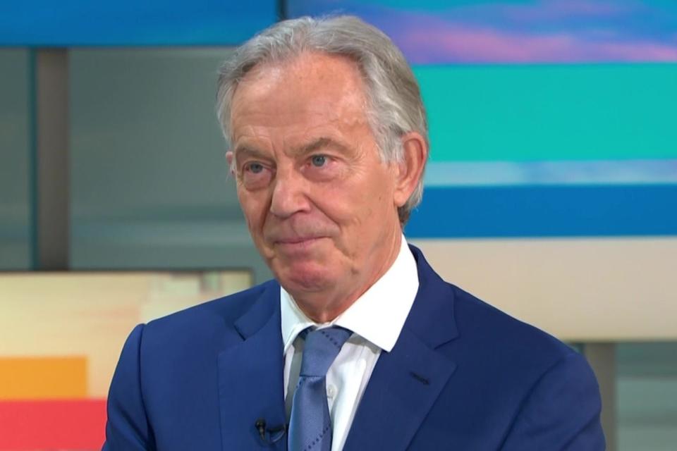 <p>Tony Blair on GMB</p> (GMB)