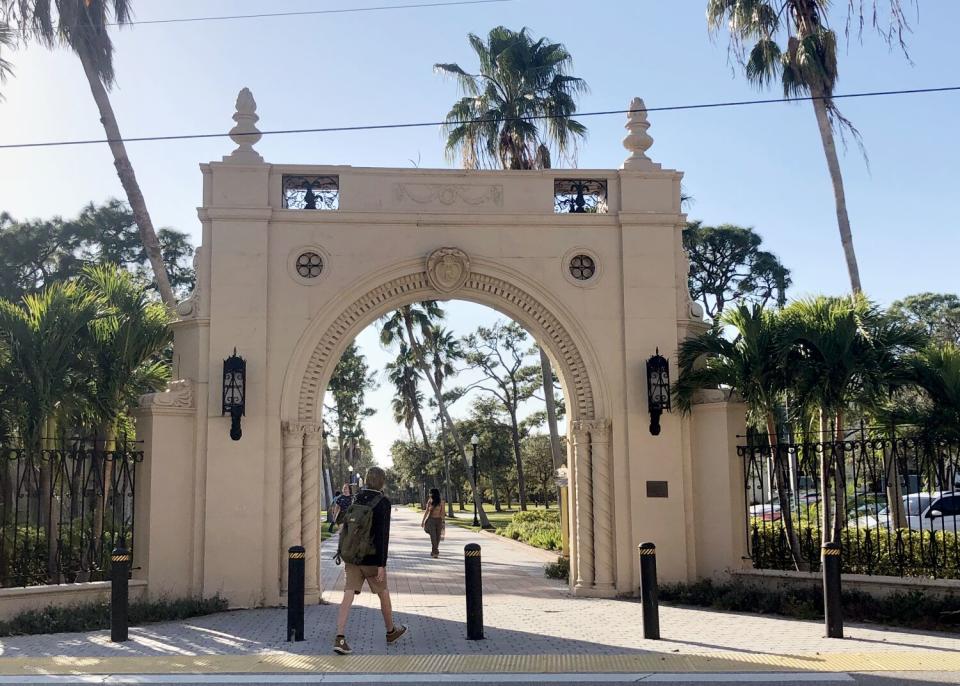 A view of the New College of Florida campus in Sarasota.