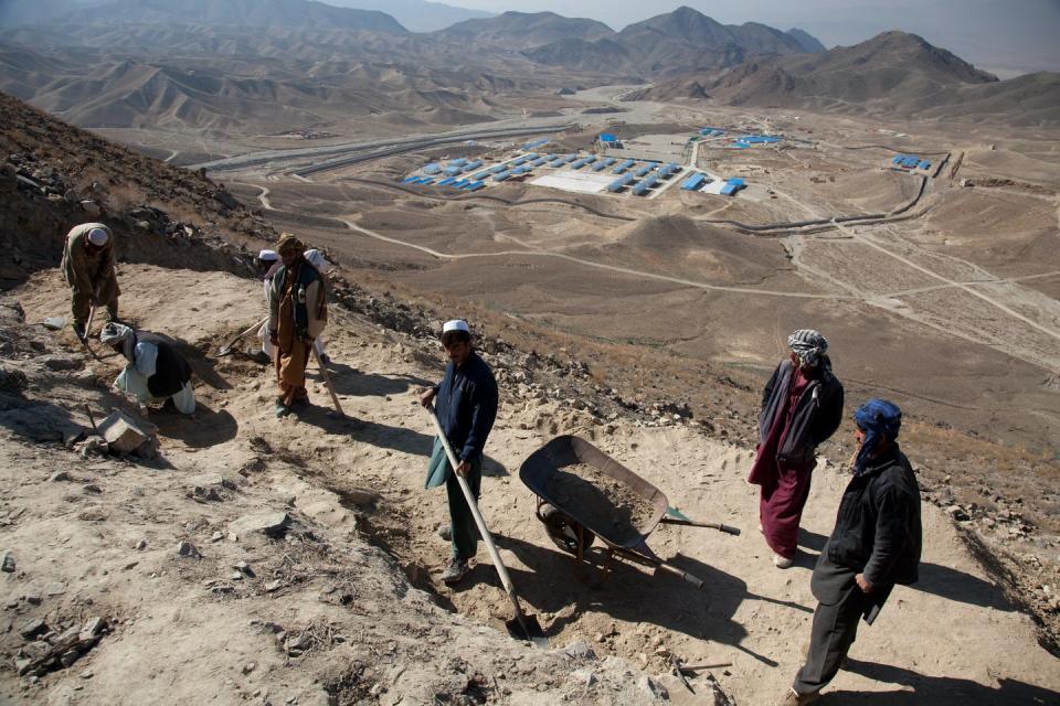 Mining camp built by a Chinese company in Mes Aynak, Afghanistan.