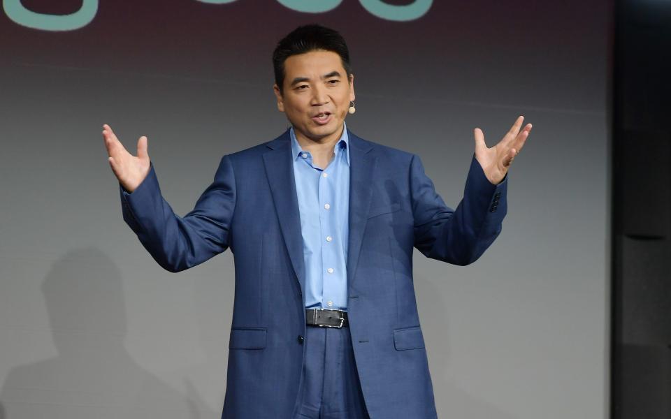 Eric Yuan speaks onstage during the Dropbox Work In Progress Conference - Matt Winkelmeyer / Getty Images for Dropbox