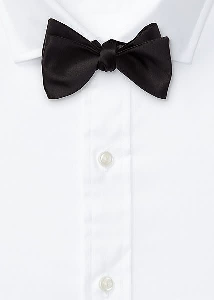 Men's Silk Satin Bow Tie