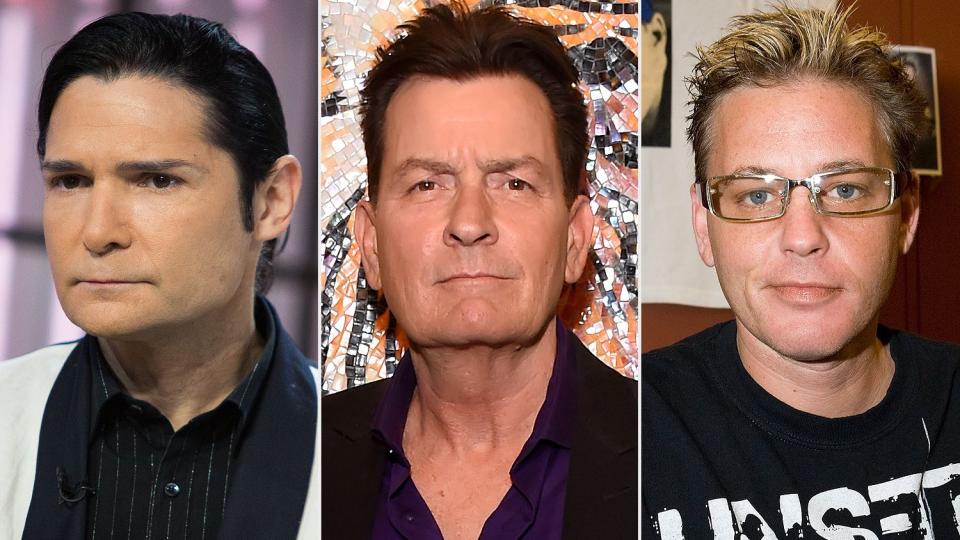 Corey Feldman, Charlie Sheen, Corey Haim