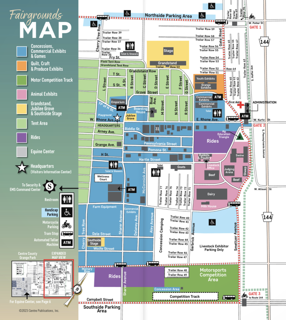 Grange Fair is back in Centre Hall. Your 2023 guide to parking