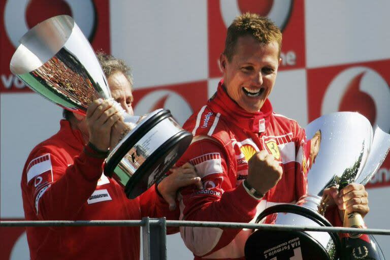 Schumacher logró 155 podios, 91 victorias, 68 poles y siete títulos en su carrera como piloto